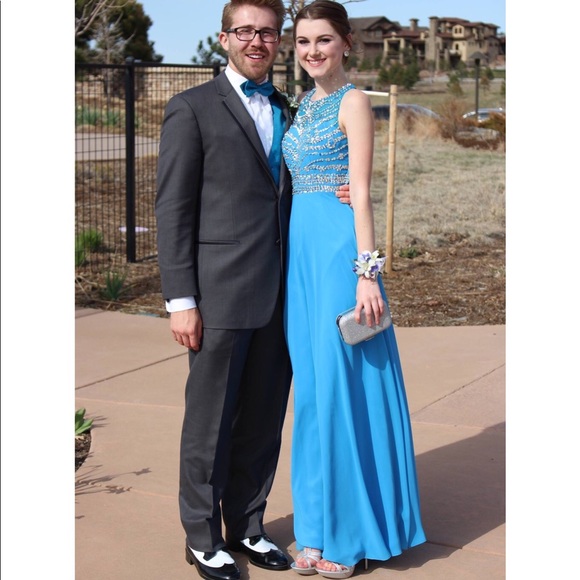 Dresses & Skirts - Blue Prom Dress